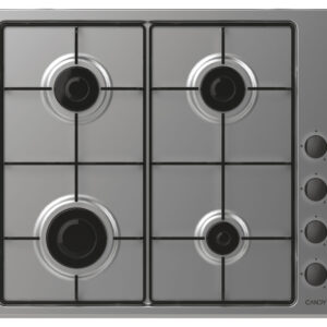 Candy Idea CHW6LBX Acciaio inox Da incasso 56 cm Gas 4 Fornello(i)