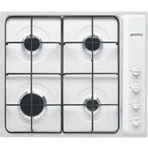 SMEG Piano Cottura S64SB a Gas 4 Fuochi Gas Colore Bianco