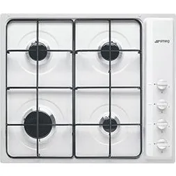 SMEG Piano Cottura S64SB a Gas 4 Fuochi Gas Colore Bianco