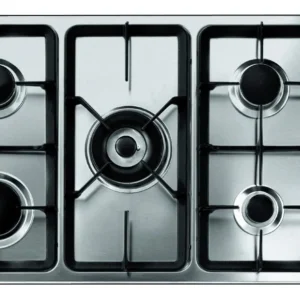 INDESIT Piano Cottura PIM950ASTGHIX a Gas Serie Advance 5 Fuochi Colore Inox con FSD