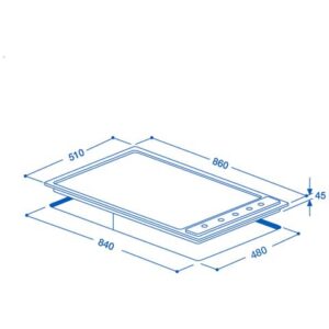 INDESIT Piano Cottura PIM950ASTGHIX a Gas Serie Advance 5 Fuochi Colore Inox con FSD