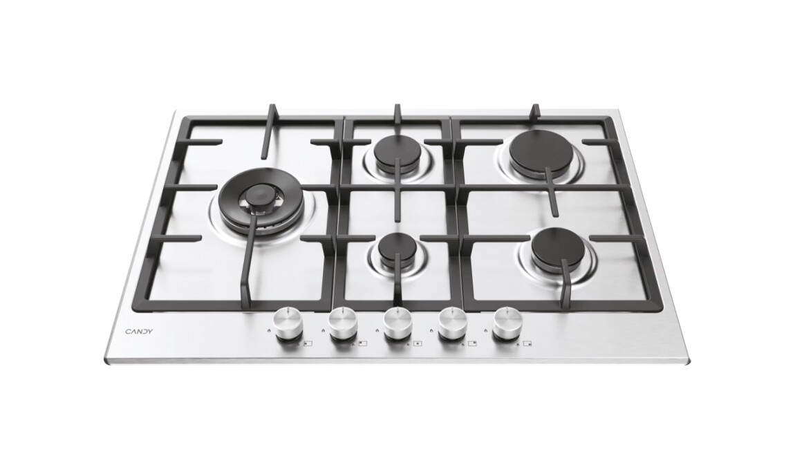 Candy CHG7WL4WTX Moderna Piano cottura a gas cm. 75