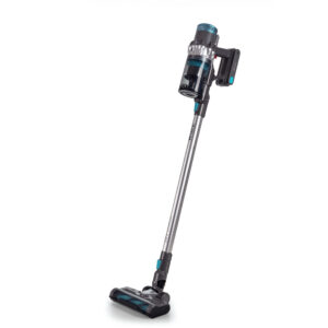 Ariete 2704 22V Lithium Digital Panel, Scopa elettrica senza filo, Cordless, Voltaggio 22,2V, Capacità serbatoio 1L, Spazzola motorizzata, Blu