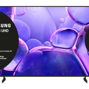 Samsung Crystal UHD 55″ UE55U8000FUXZT 4K, Processore Crystal 4K, HDR, Smart Experience, OTS Lite & Adaptive Sound, Metal Stream Design, Smart TV, 2025