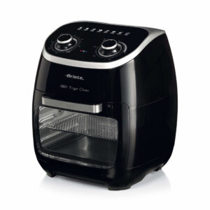 Ariete 4619 Airy Fryer Oven – Friggitrice ad Aria e Forno Elettrico con Girarrosto – Cestello Rotante – Essiccatore – 2000 Watt – 11 Litri – Nero