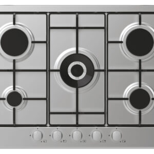 Candy Idea CHW74WX Acciaio inox Da incasso 75 cm Gas 5 Fornello(i)