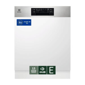 Electrolux LAVASTOVIGLIE INCASSO 60 CM – INT. PARZIALE 13 COPERTI CLASSE E 44 dBA EEA47201IX MADE IN EUROPE