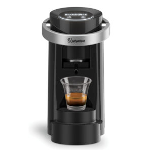 Caffè Borbone Bluemoon Macchina da Caffè a Cialde ESE 44mm – Multifunzione per Espresso, Infusi e Bevande Calde, Pressione 15 bar, Serbatoio 0.9L – Nero