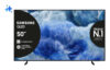 Samsung QLED AI TV 50″ QE50Q8FAAUXZT 4K, Processore Q4 AI, 4K Upscaling, Color Booster Pro, OTS Lite, Air Slim Design, Vision AI Smart TV, 2025