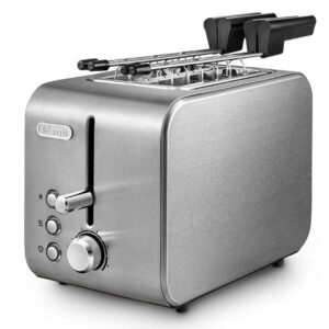 De’Longhi CTX 2203 tostapane 2 fetta/e 550 W Argento
