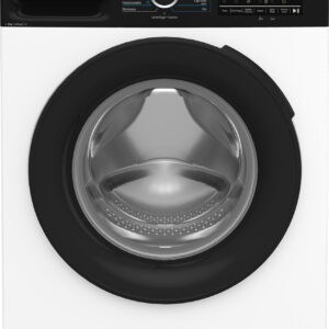 Beko b300 BMWEP8147DB: Lavatrice 8kg, classe A-10%, 1400giri, linea estetica NX, motore inverter, Display Touch, colore Bianco, oblò Nero, tecnologia EnergySpin™, funzione a vapore SteamCure™