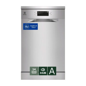 Electrolux LAVASTOVIGLIE LIBERA INSTALLAZIONE 60 CM – INOX 14 COPERTI CLASSE A 44 dBA ESS68600SX MADE IN ITALY
