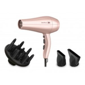 GA.MA Phon Keration Diva 3D: preserva la cherativa naturale dei capelli, tecnologia agli ioni, anti crespo, 2300W, motore AC a lunga durata, Sei combinazioni di temperatura e velocità, colpo d’aria fredda incluse 2 bocchette e 1 diffusore