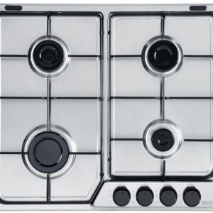 De’Longhi FFA 46 ASV piano cottura Acciaio inox Da incasso 60 cm Gas 4 Fornello(i)