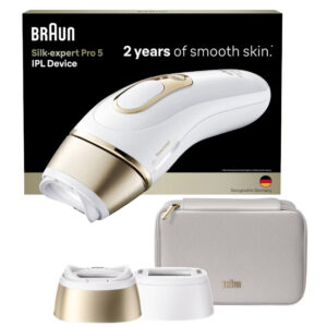 Braun Silk-expert Pro PL5210 IPL Luce pulsata intensa (IPL) Oro, Bianco