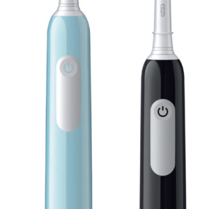 Oral-B Pro 1 PRO1CRSDUO spazzolino elettrico Adulto Spazzolino rotante-oscillante Nero, Turchese, Bianco