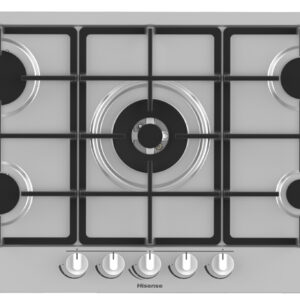 Hisense GM973XF piano cottura Acciaio inox Da incasso Gas 5 Fornello(i)