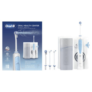 Oral-B Idropulsore Health Center Avanzato con 2 Beccucci Oxyjet, 2 Beccucci Con Getto D’acqua. 1 Idropulsore