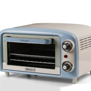Ariete 3919 Forno Elettrico Vintage, 800W, Capacità 10L, Doppio vetro, Retrò, Celeste