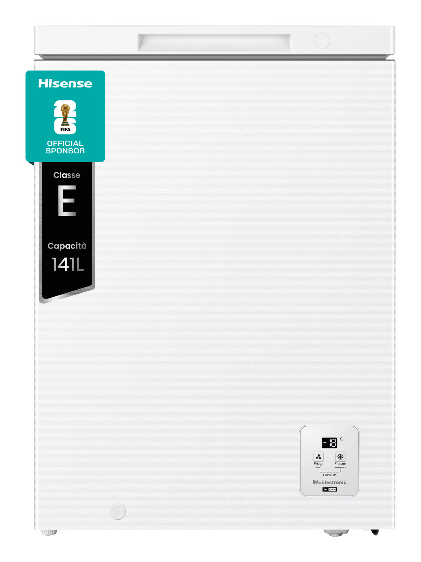 Hisense FT145N1AWE congelatore Congelatore a pozzo Libera installazione 141 L Bianco