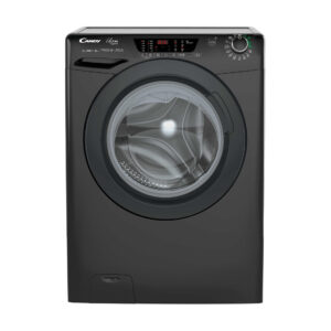 Candy Ultra Hygiene Ultra, Lavatrice Carica Frontale 8 KG, 10% più efficente della classe A, 1500 giri, Nero, Inverter, Wi-Fi, Ciclo Igiene, HE1584TWMBB6-S