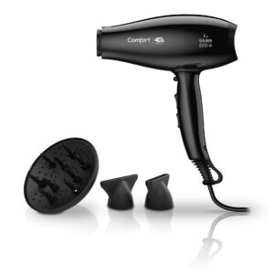 GA.MA Phon Comfort 4D Therapy Ultra Ozone Ion Gama: Made in Italy, tecnologia agli ioni, anti crespo, anti-età, ricostruzione molecolare dei capelli, componenti interni in tormalina, 2200 W, 6 combinazioni di temperatura e velocità, colpo d’aria fredda.