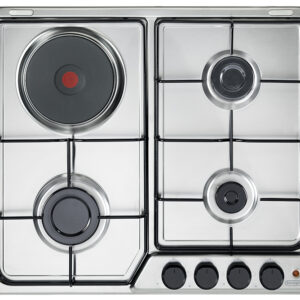 De’Longhi FFI 36 ER piano cottura Acciaio inox Da incasso 60 cm Combi 4 Fornello(i)