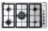 De’Longhi IL 59 PRO ND piano cottura Acciaio inox Da incasso 86 cm Gas 5 Fornello(i)