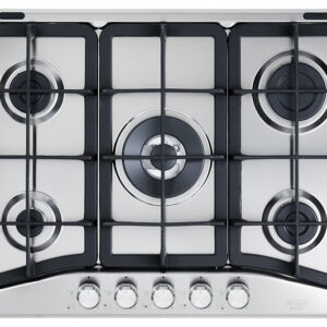 De’Longhi PFI 57 GH piano cottura Acciaio inox Da incasso 68 cm Gas 5 Fornello(i)