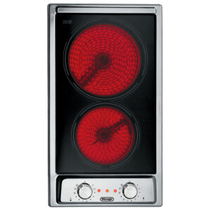 De’Longhi AVI 23-2 piano cottura Acciaio inox Da incasso 29 cm Ceramica 2 Fornello(i)
