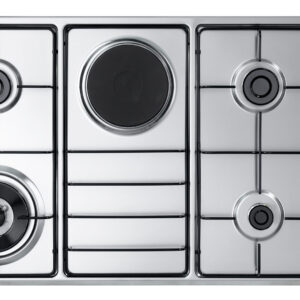 De’Longhi FLA 49 RD piano cottura Acciaio inox Da incasso 90 cm Combi 5 Fornello(i)