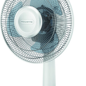 Rowenta Essential+ VU2330 Essential +, Ventilatore da Tavolo, 3 Velocità, Silenziosità 46 dBA, Design compatto, Flusso d’aria mx 34 m3/min, Bianco