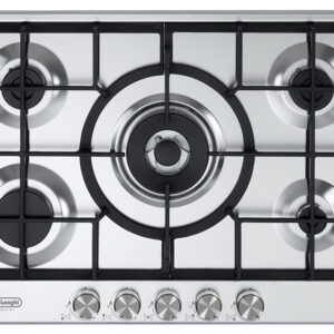 De’Longhi NSL 575 X piano cottura Acciaio inox Da incasso 75 cm Gas 5 Fornello(i)