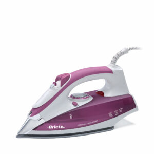 Ariete 6215 Steam Iron 2200W – piastra in acciaio inox – Serbatoio 280 ml – Rosa