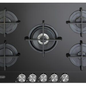 De’Longhi NSL 575 NC piano cottura Nero Da incasso 75 cm Gas 5 Fornello(i)
