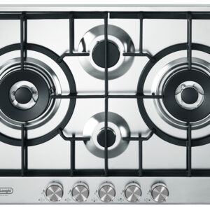 De’Longhi NSL 475 X piano cottura Acciaio inox Da incasso 75 cm Gas 4 Fornello(i)