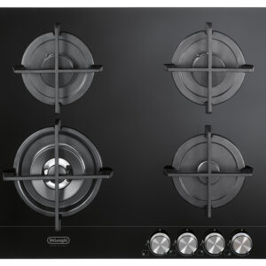 De’Longhi NSL 460 N piano cottura Nero Da incasso 60 cm Gas 4 Fornello(i)