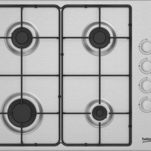 Beko HIGG 641C3 SX: Piano a Gas, 4 Bruciatori, 60 cm