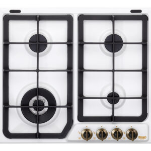 De’Longhi BF 46 PRO piano cottura Bianco Da incasso 60 cm Gas 4 Fornello(i)