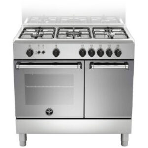 CUCINA A LIBERA INSTALLAZIONE – LA GERMANIA – AMN9P5GXVC Piano Gas 5 Fuochi Forno a Gas 90 cm-Acciaio Inox