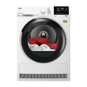 AEG TR8HGCH8B, Asciugatrice a pompa di calore, 8 Kg, Tecnologia absolutecare,  sensidry:, Classe B