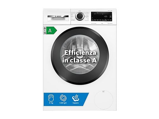 BOSCH WGG244Z0IT LAVATRICE, Caricamento frontale, 9 kg, Giri 1400 rpm, Classe A
