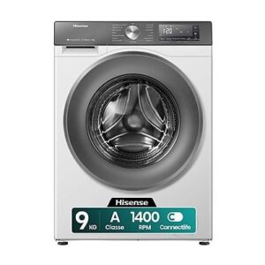 HISENSE LAVATRICE Caricamento frontale WF3S9043BW7, 9 kg, 1400 giri,  motore inverter, classe A