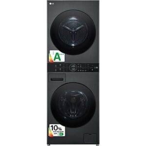 LG WashTower WT1210BBF Colonna, Lavatrice 12 kg e Asciugatrice 10kg