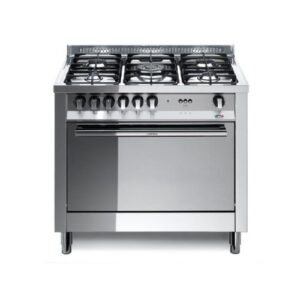 CUCINA A LIBERA INSTALLAZIONE – LOFRA – MG96GVC Piano Gas 5 Fuochi Forno a Gas 90 cm-Acciaio Inox