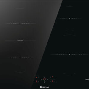 Hisense HI621FM piano cottura Nero Da incasso 59.5 cm Piano cottura a induzione 4 Fornello(i)