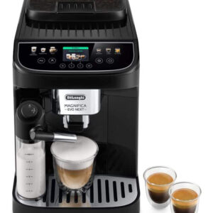 De’Longhi Magnifica Evo Next – Macchina Automatica per Caffè in Chicchi, Cappuccino, 10 Bevande, Nero (ECAM310.60.B)
