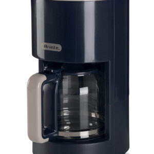 Ariete 1394 Macchina Caffè Filtro Breakfast, Macchina per caffè americano, Capacità 12 tazze, Finestra livello acqua, Indicatore luminoso di accensione, Filtro e portafiltro lavabili, Dispositivo antigoccia, Dark & Sahara Grey