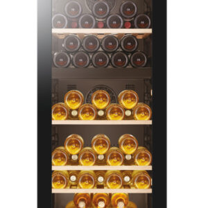Haier Wine Bank 50 Serie 5 HWS79GDG Cantinetta vino con compressore Libera installazione Nero 79 bottiglia/bottiglie