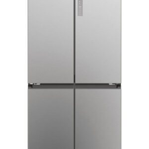 Haier Multidoor HCR3818ENMM ClasseE 467lt-Platino, Stainless steel